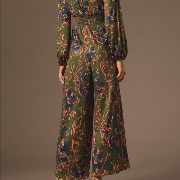 Hutch V neck smocked wait jumpsuit - Picture 2 of 6